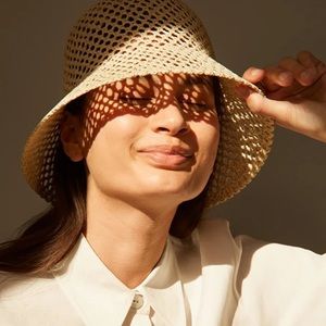 NWT &OtherStories Straw Bucket Hat